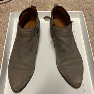 Gray Franco Sarto Booties